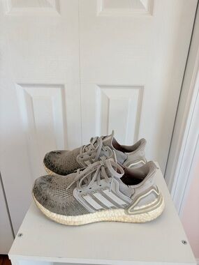 Adidas Ultraboost 20 Grey Running Shoes